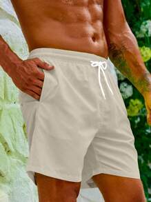 Surfspeed 男士休闲抽绳腰沙滩短裤