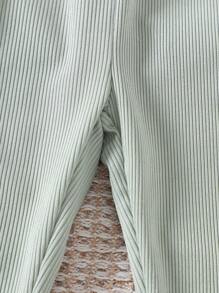 2pcs/Set Baby Girl Soft Solid Ribbed Cap Sleeve Top And Long Pants Homewear Set, Light Purple Infant Clothes For Girls Baby Toddler Girl Clothes Baby Clothes For Girls Baby Girls Sets