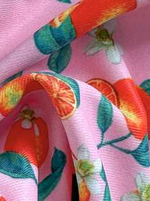 Swim Mod Springbreak Women Summer Random Printed Spaghetti Strap Cute 2pcs Bikini Set - Multicolor - View 5