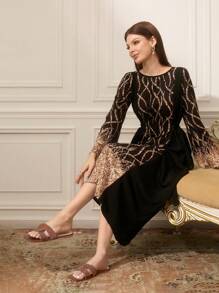 CUCCOO TILAWA Women's Red Metal Buckle Flat Sandals, Fashion - Brown - View 4