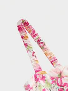 SHEIN MOD 夏季碎花露背性感连衣裙，波西米亚风连衣裙，节日连衣裙，春夏连衣裙，乡村度假 - 彩色 - 查看 3