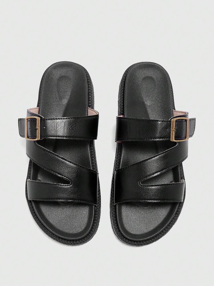 CUCCOO CURVES Nuevas chanclas con suela gruesa, sandalias versátiles y casuales de verano para mujeres