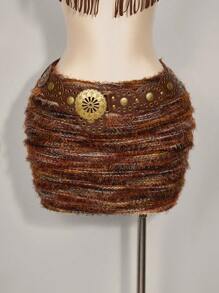 Truni Jupe crayon moulant style vintage américain Maillard, vêtements western pour femmes