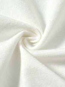 The Winx X SHEIN T-shirt blanc décontracté à manches courtes avec imprimé portrait de jeune fille adolescente