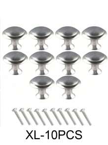 20 个装金色简约单孔橱柜抽屉拉手，圆形家具旋钮，适用于橱柜和衣柜门抽屉把手，极具吸引力的橱柜旋钮拉手简约把手，不锈钢厨柜复古把手，橱柜浴室现代门把手，厨房创意抽屉家具五金 - 彩色 - 查看 3