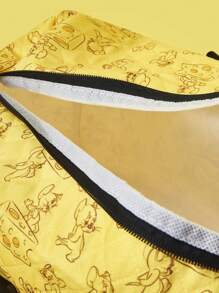 TOM & JERRY X SHEIN Cute Cartoon Mouse Print Large Capacity Foldable Travel Bag