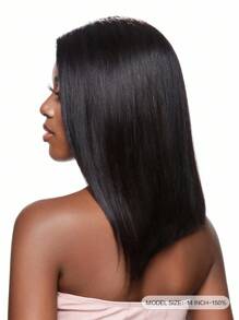 Transparent Lace Short Straight Pixie Cut Bob Wigs 13 X 4 Lace Front Natural Black Color Human Hair Wigs 150 Density Short Bob Lace Frontal Closure Wig Remy Human Hair - S1 - View 3