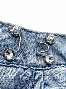 1pc Adjustable Waist Buckle Extender Set, Jeans Extender Waist Extender Button, For Pants Adjustable Jean Button Perfect Fit, Instant Button