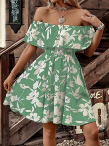 LanaWest Women Minimalist & Fashionable Summer Dress - Mint Green - View 3