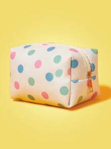 TOM & JERRY X SHEIN 1pc Cute Mouse Printed Makeup Bag, Portable Cosmetic Storage Pouch With Zipper, Multi-Functional Organizer Bag, Lightweight Travel Bag, Suitable For Men And Women - Multicolor - View 5