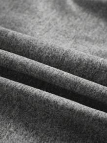 Women Skull & Rose Pattern Round Neck Short Sleeve T-Shirt, Casual Daily Fashionable Versatile Top - Dark Grey - View 4