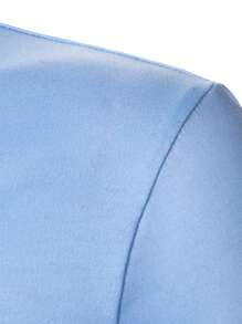 Manfinity RSRT Men's Regular Fit Polyester Polo Shirt In Blue And White Ombre With Embroidered Logo Perfect For Casual Style - Blue and White - View 5