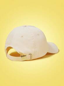 TOM & JERRY X SHEIN Cartoon Mouse Embroidered Casual Baseball Cap - Beige - View 3