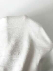 SHEIN PETITE Body Sem Mangas Com Alças Finas E Cor Sólida - Branco - Ver 8