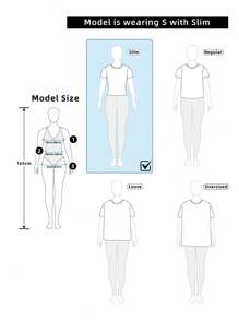 Lyxana Vrouwen Eenvoudig Geometrisch Print Stand Kraag Korte Pofmouw T-shirt, Woon-werkverkeer Kleding