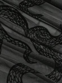 ROMWE Goth Débardeur dos nu à floquage avec pendentif croix orné de strass femme, style Y2K sexy