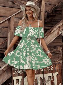 LanaWest Women Minimalist & Fashionable Summer Dress - Mint Green - View 4