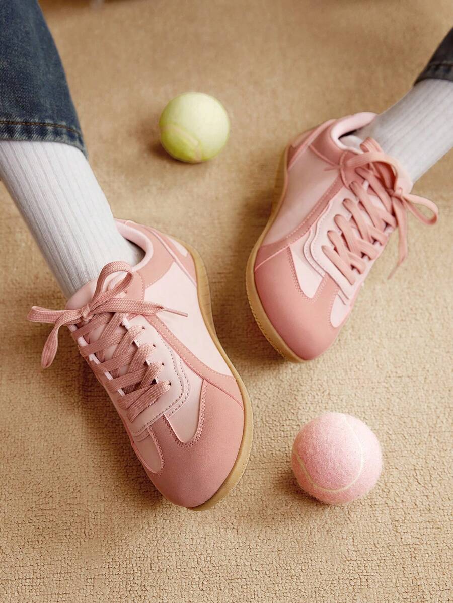 CUCCOO EASI Cuccoo Women's Fashion Sneakers, Minimalist & Practical Multi-Function - Pink - View 1