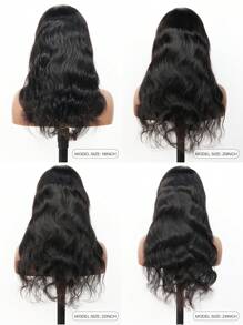 Full 360 Lace Front Wig Body Wave Transparent Lace Front Human Hair Wig 10-26 Inch Body Brazilian Remy Human Hair Wig For Women - Natural Black - View 5