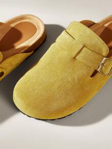Solecia Women's Simple And Fashionable Casual Flat Slippers For Daily Wear - Yellow - View 5
