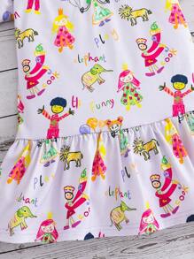 SHEIN Vestido de Tricô Casual Ajustado de Gola Pólo Fofo para Meninas Jovens