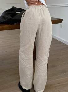 Livesso Women's Casual/Business Relaxed Vacation Pants, Summer New Arrivals Linen