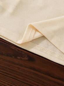 Tween Girl Capybara Print Crew Neck Short Sleeve Casual T-Shirt Style Hit  Summer Tops - Apricot - View 6