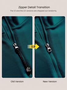 GLOWMODE Modal Silk Touch Oversized Long Sleeve Half-Zip Hoodie Fall