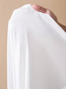 Zivah Grüner Jumpsuit mit weitem Bein, hohem Hals, Schlitz und Taschen -E, für den Urlaub