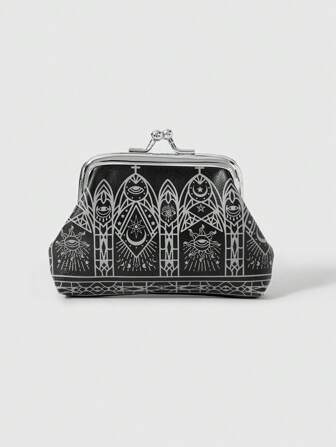 Goth Compact Minimalist Multi-Function Coin Purse