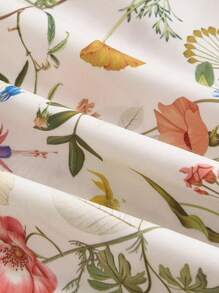 SHEIN MOD Women's Floral Print Dress,Vacation Outfits Woman,Beach - Baby Pink - View 4