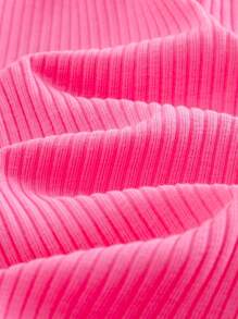 Cozy Pixies 女婴 3D 蝴蝶结针织柔软吊带背心连体短裤