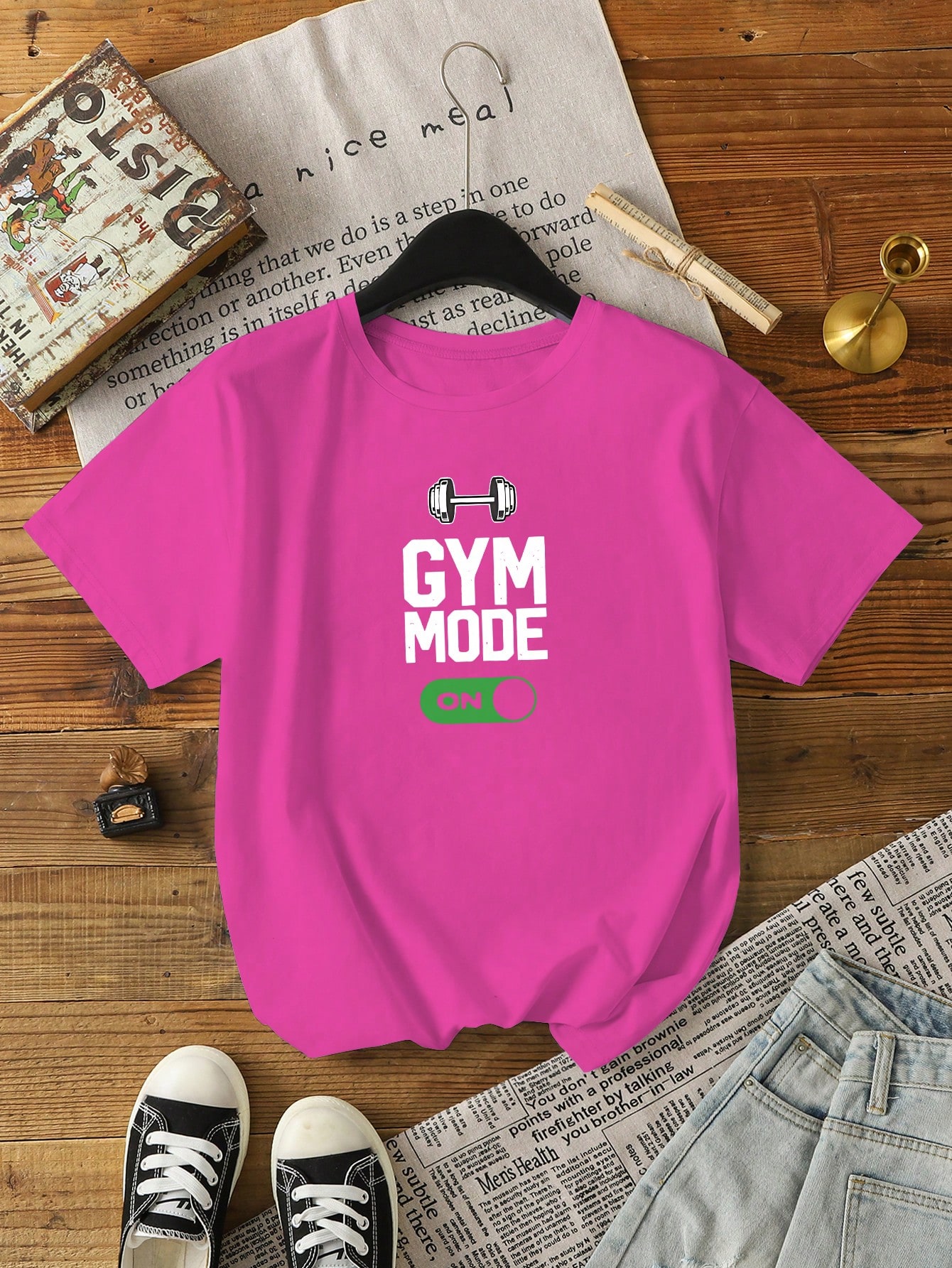 INAWLY casual comfortable top for fitness and gym,...