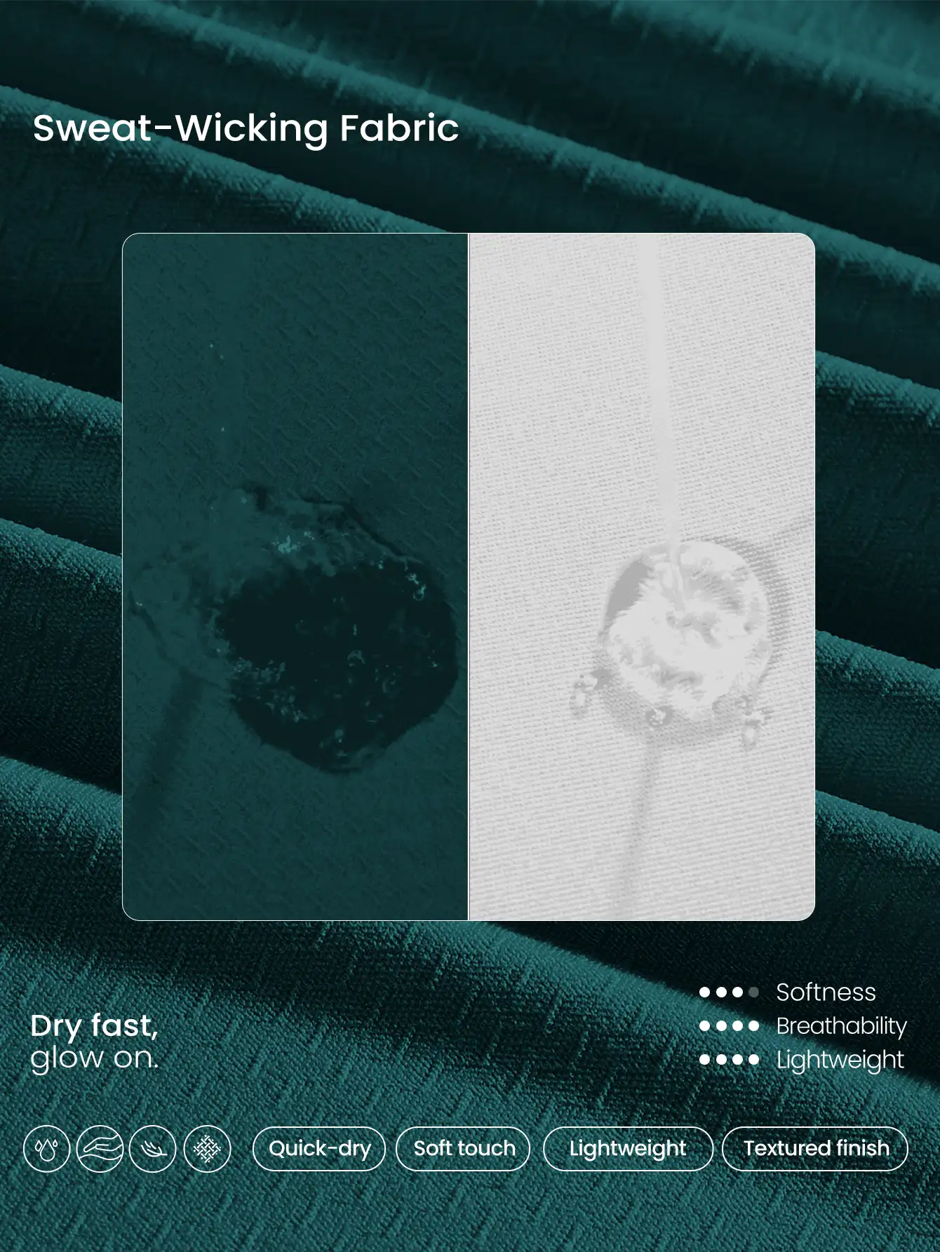 GLOWMODE 速干全光谱修身交叉镂空后背运动背心中等冲击跑步慢跑训练健身房锻炼 - 霧石 - 查看 2