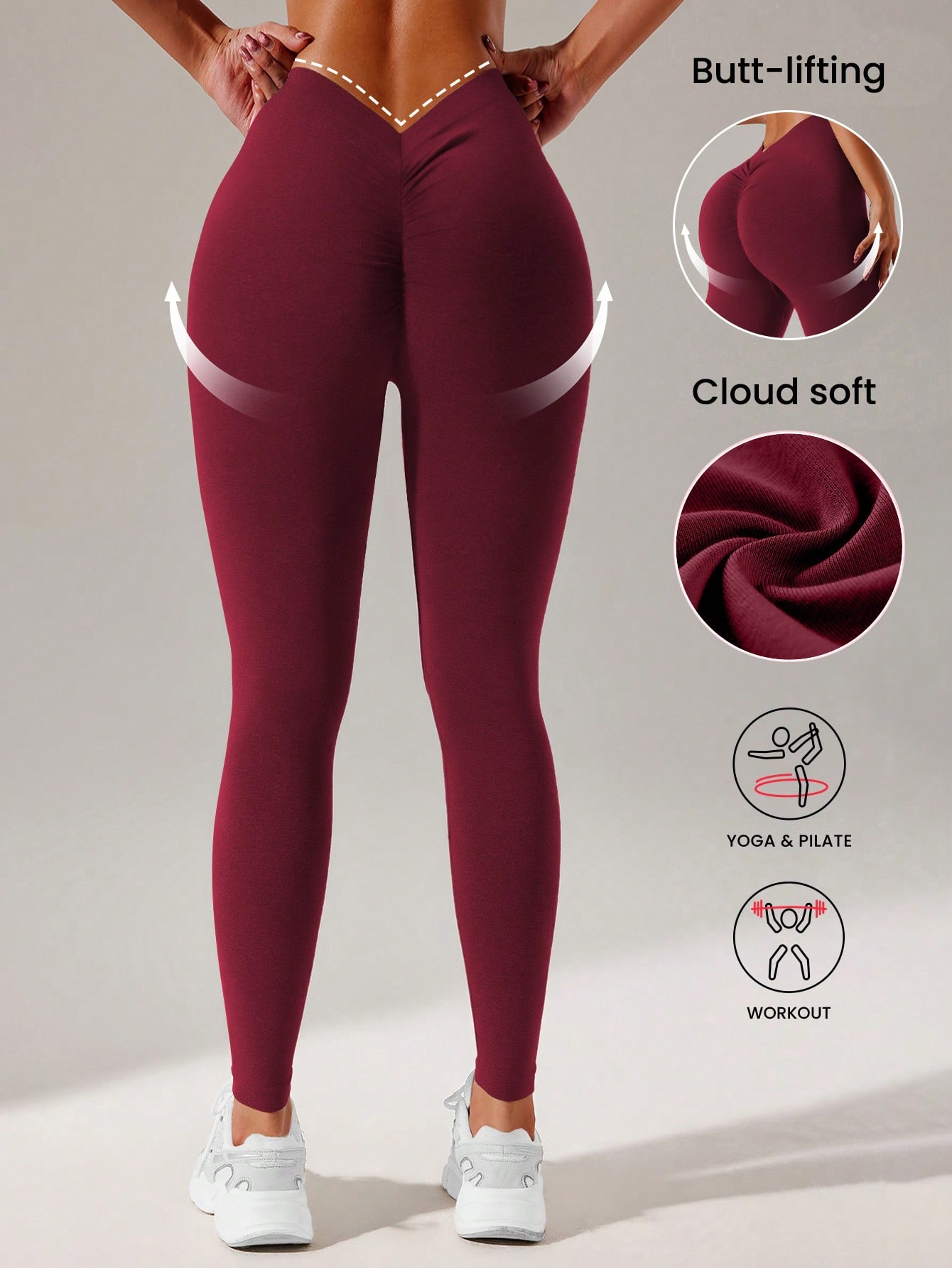 SHEIN Seamless Sports Leggings For Chinese New Year