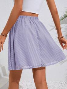 Breezaya 女士纯色腰部打结休闲迷你裙