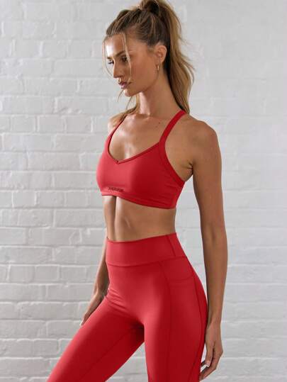 Ra Sport Neck Strap Cross Back Active Wear Sports BH ,Padel, Tennis, Pickleball Gym Fitness view 2