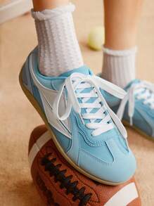 CUCCOO EASI Women's Fashionable Sports Shoes, Minimalist & Practical Multi-Function Tainers - Baby Blue - View 4