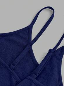 SHEIN EZwear 4 件套女士短款运动吊带背心，适合夏季 - 彩色 - 查看 7