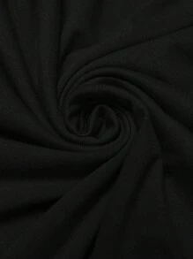 SHEIN CURVE+ Váy cỡ lớn màu tím siêu mềm và co giãn, dễ phối đồ, đa năng, phù hợp cho mùa hè, kỳ nghỉ ở bãi biển và khu nghỉ dưỡng Trang phục đi biển dành cho phụ nữ/Váy đi biển/Trang phục đi nghỉ ở bãi biển/Đồ dùng cần thiết đi biển/Váy tốt nghiệp/Váy tiệc trà - màu đen - Xem 10
