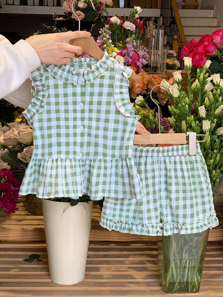 SHEIN LMoss Kids LMoss Young Girls Sets - Multicolor - View 1