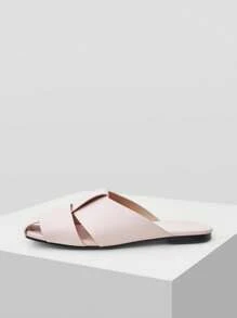 MOTF PREMIUM ZAPATOS PLANOS BLANCOS CÓMODOS, INFORMALES Y VERSÁTILES, DE TIPO SLIP-ON - Rosa Pálido - Ver 3