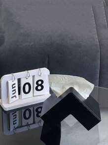 SHEIN 1pc Nordic Style Paper Towel Holder, Creative Tissue Box For Home Living Room Bedroom Coffee Table Decoration, Best Gifts