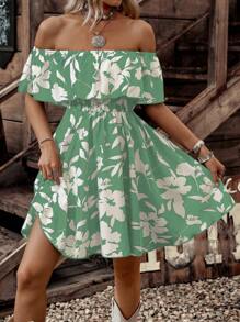 LanaWest Women Minimalist & Fashionable Summer Dress - Mint Green - View 5