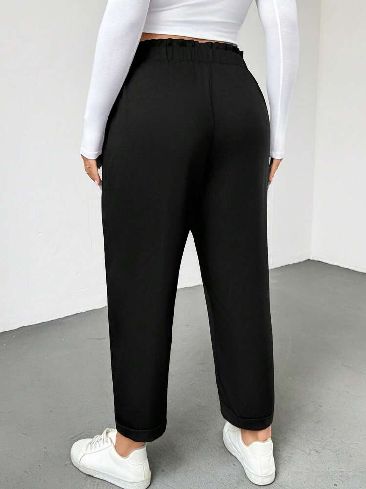 SHEIN Essnce プラスサイズ レディース サマー コーンパンツ