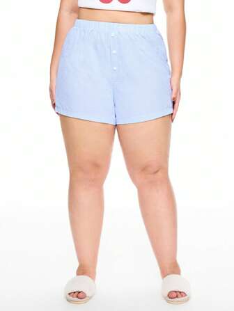 Academia Plus Size Women Floral Campus Print Casual Summer Lounge Pants