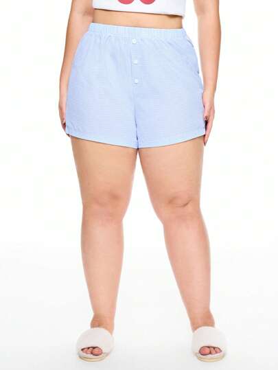 Academia Pantalones casuales de estar en casa de verano con estampado floral para mujer de talla grande