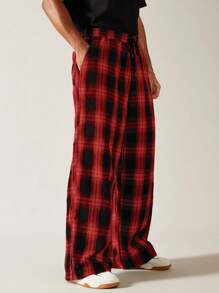 SWAVVY Men's Woven Pants, Minimalist Fashion Suitable For Summer, School, Fall