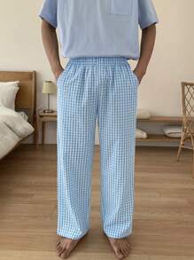 DAZY Blue T-Shirt And Loungewear Set For Men, Spring/Summer Pajama - Multicolor - View 4