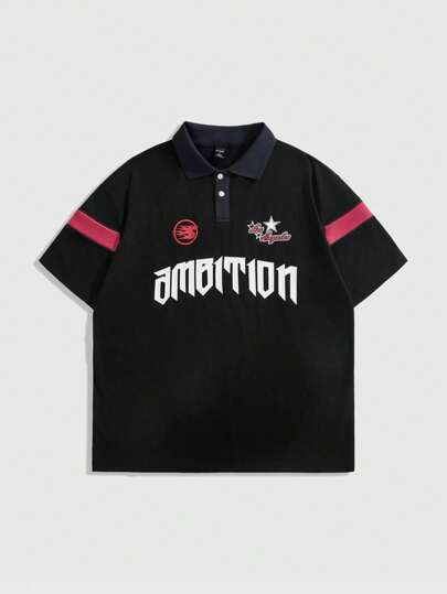 Street Life Polo à manches courtes d'été décontracté pour hommes avec imprimé portrait